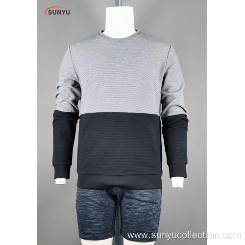 Men`s ottoman sweatshirt without hood